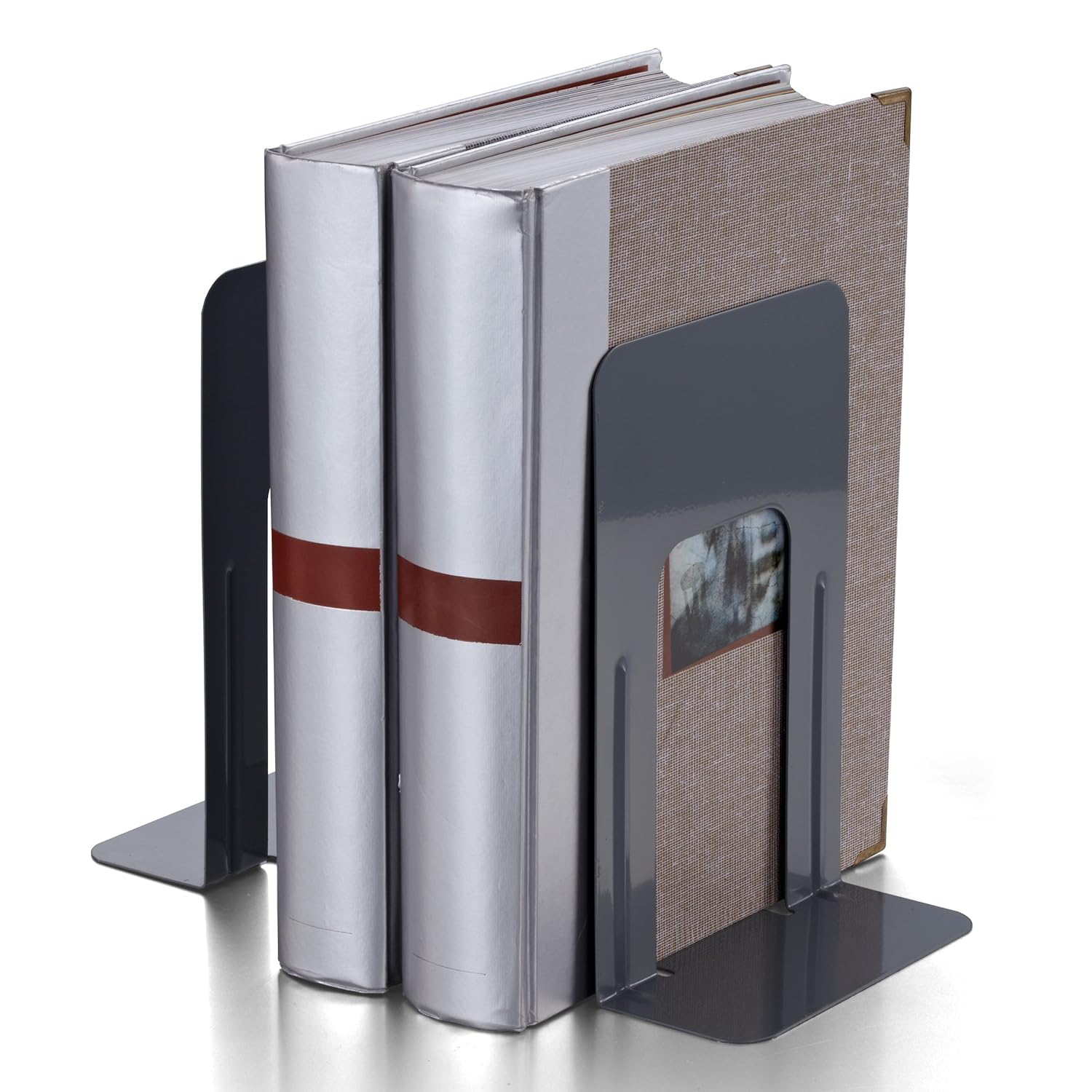 Officemate Bookends, 9 Inch, Standard Gray, PR (93072) Amazon.in