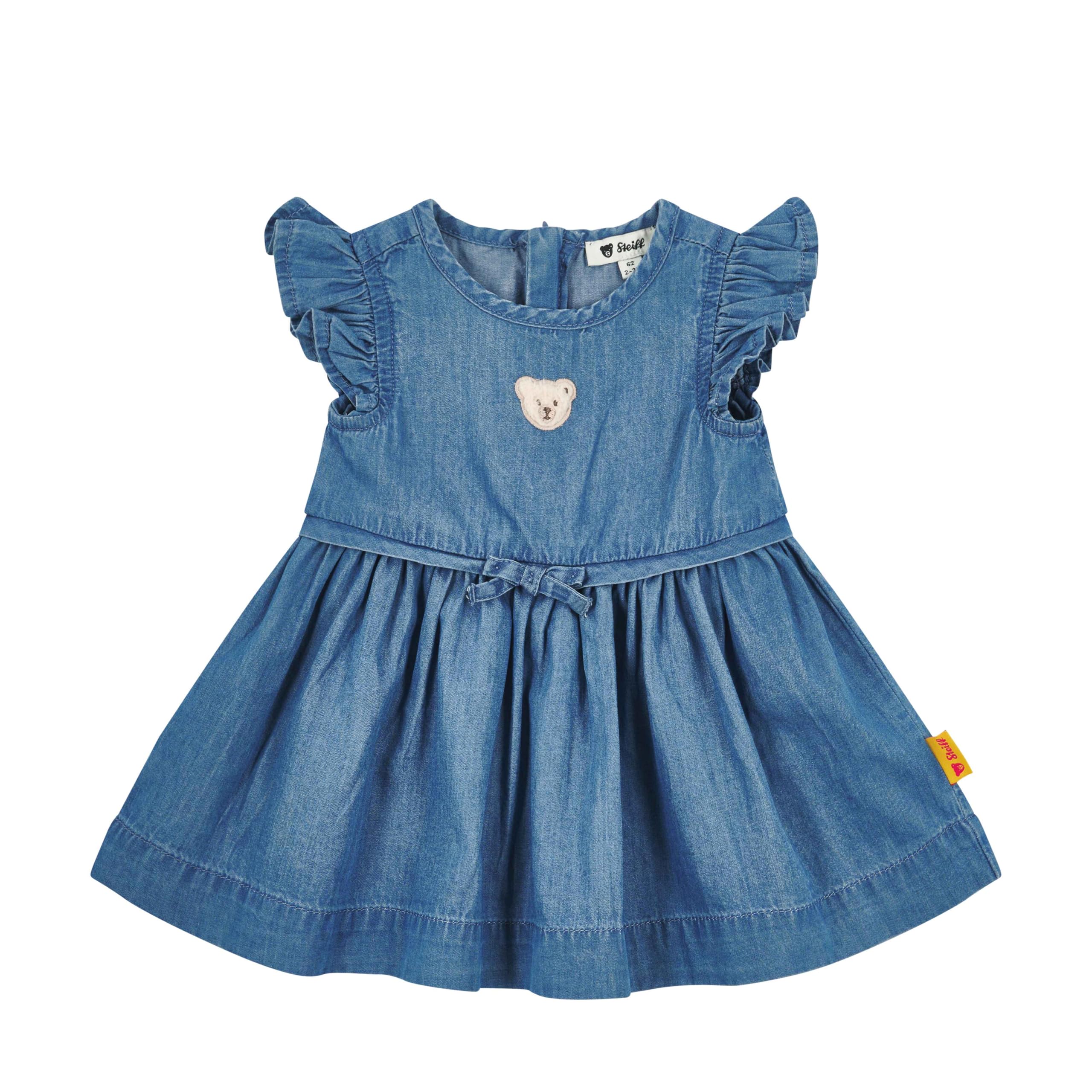 Steiff Kleid Vestito da Gioco Bimba 0-24