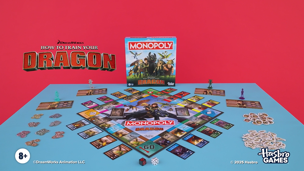 Monopoly DreamWorks - Dragons (How To Train Your Dragon) - Jeu De Société - 2 à 4 Joueurs - NEUF
