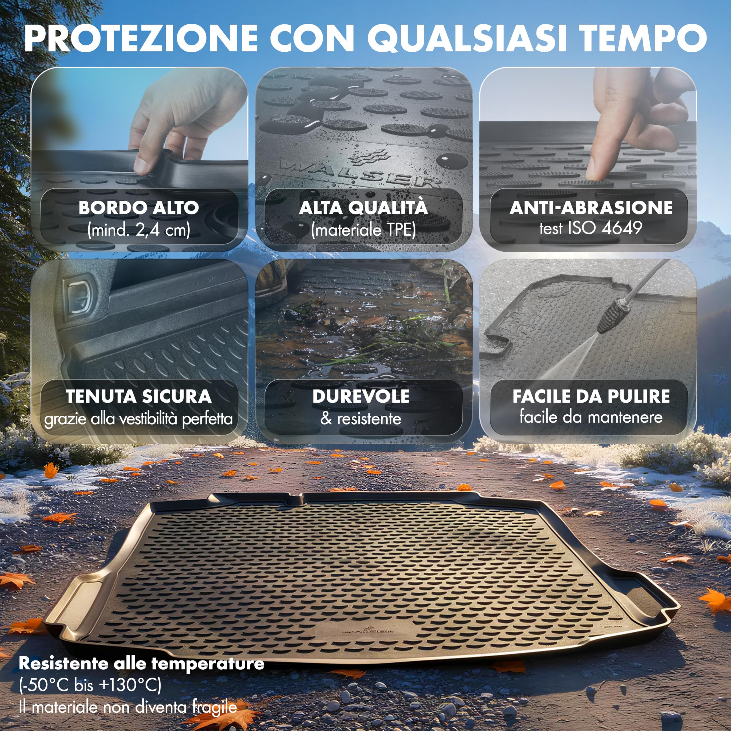 WALSER Vasca baule XTR su misura compatibile con Volvo XC60 2 03/2017 - Oggi
