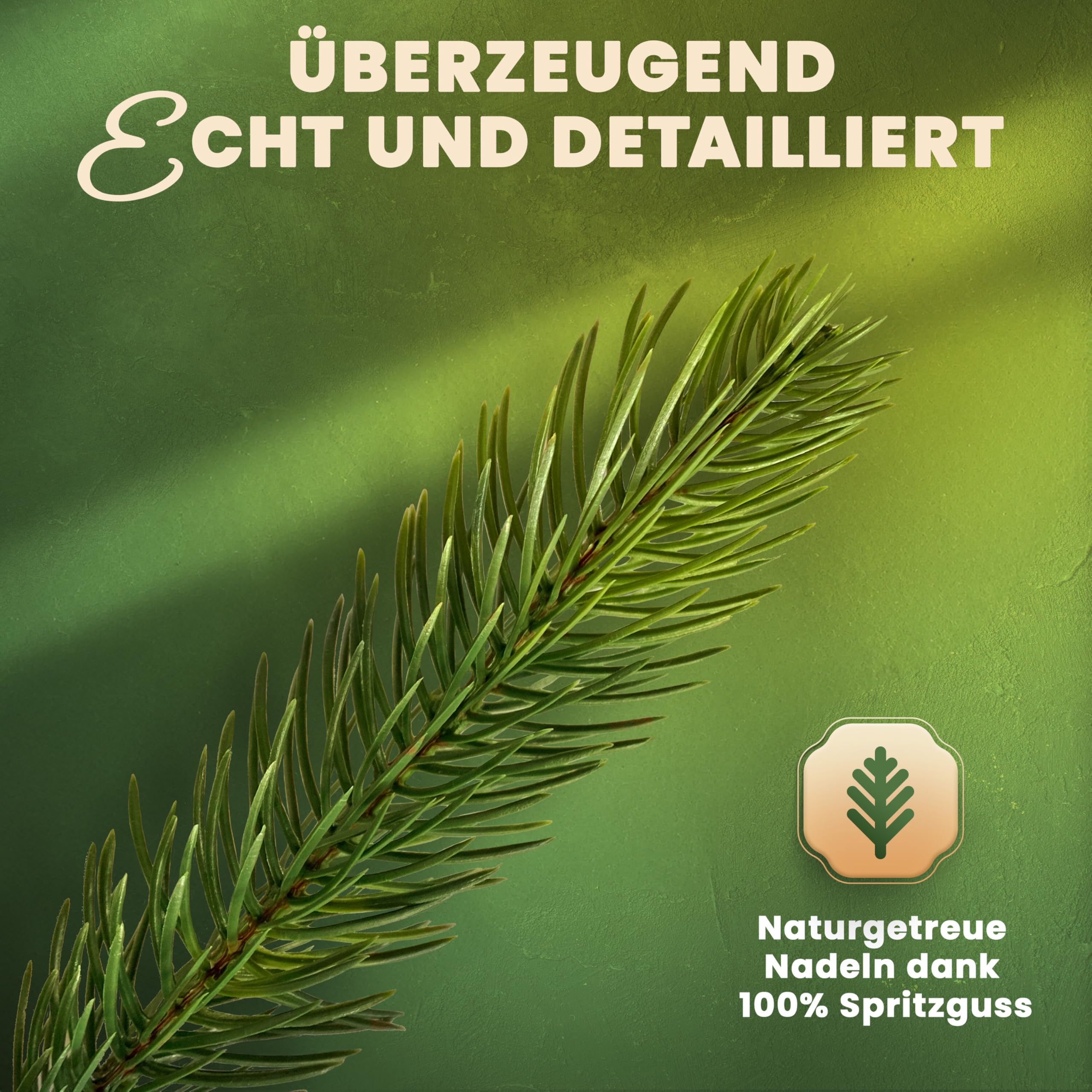 ArtiTree Weihnachtsgirlande - Naturgetreue Tannengirlande, 270cm Grün, LED-beleuchtet, Perfekt für Weihnachtsdeko, Treppengeländer & Türrahmen