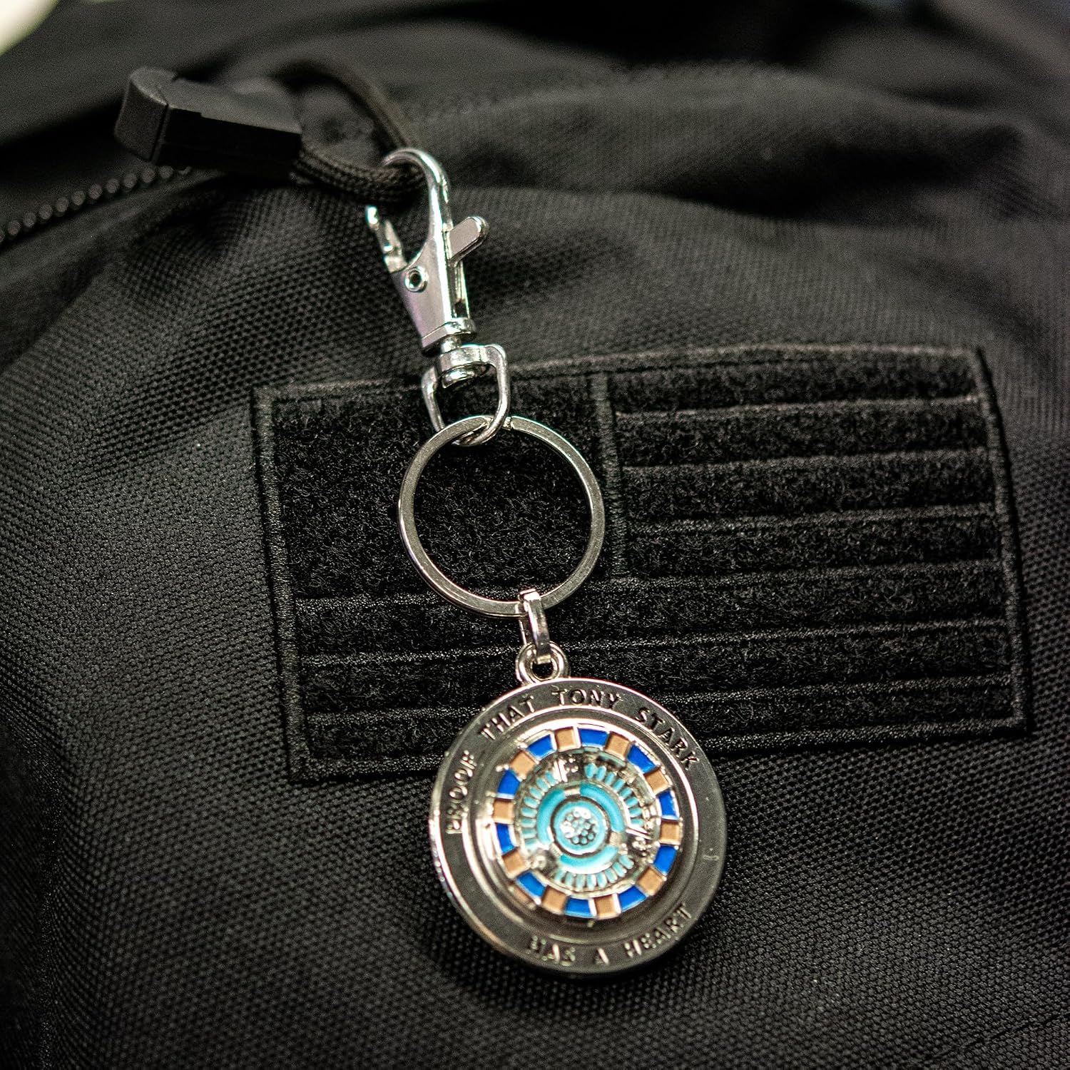 Iron Man Marvel Tony Has A Heart 3D Metal Key Chain