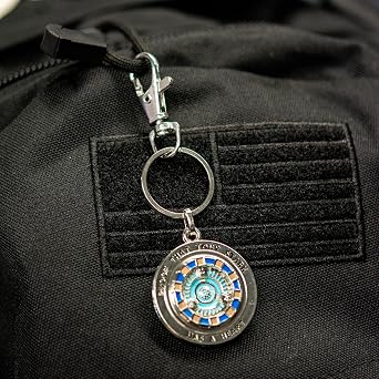 Iron Man Marvel Tony Has A Heart 3D Metal Key Chain