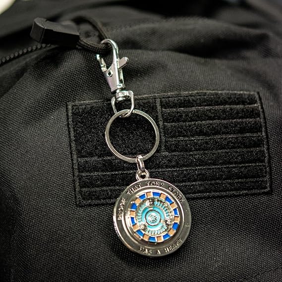 Iron Man Marvel Tony Has A Heart 3D Metal Key Chain