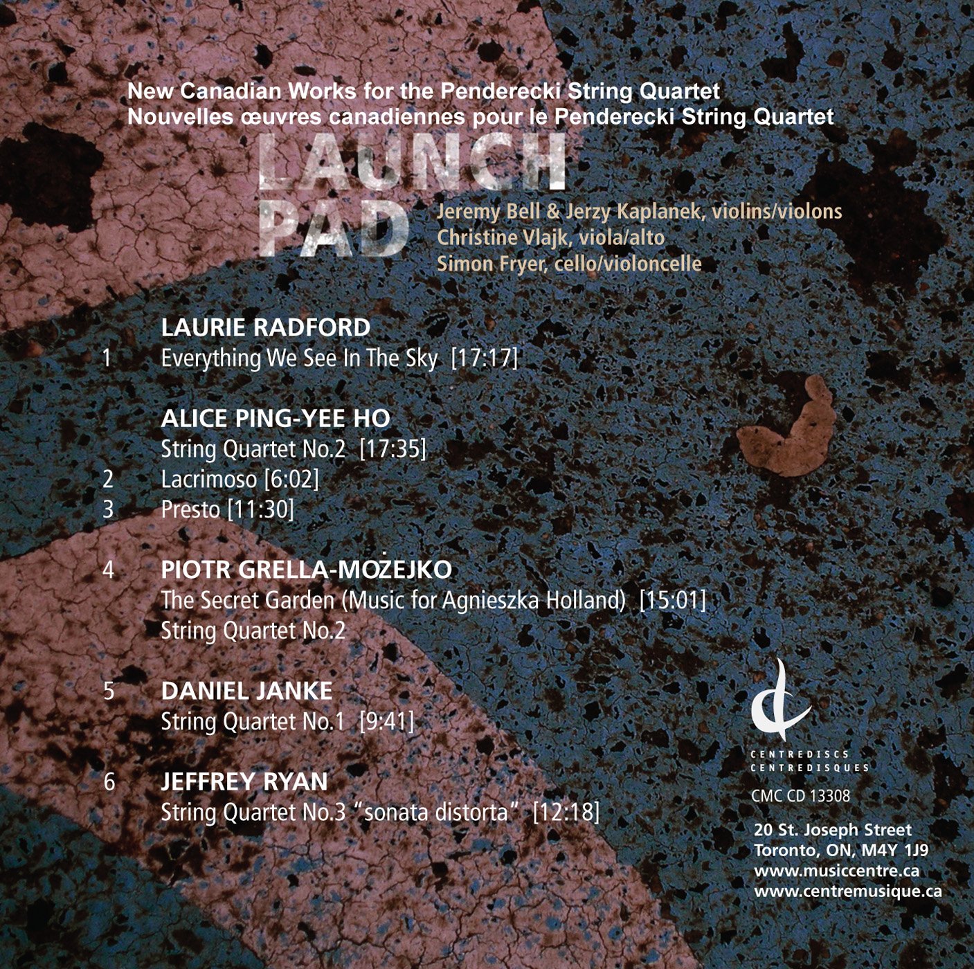 Launch Pad [Audio CD] Penderecki String Quartet