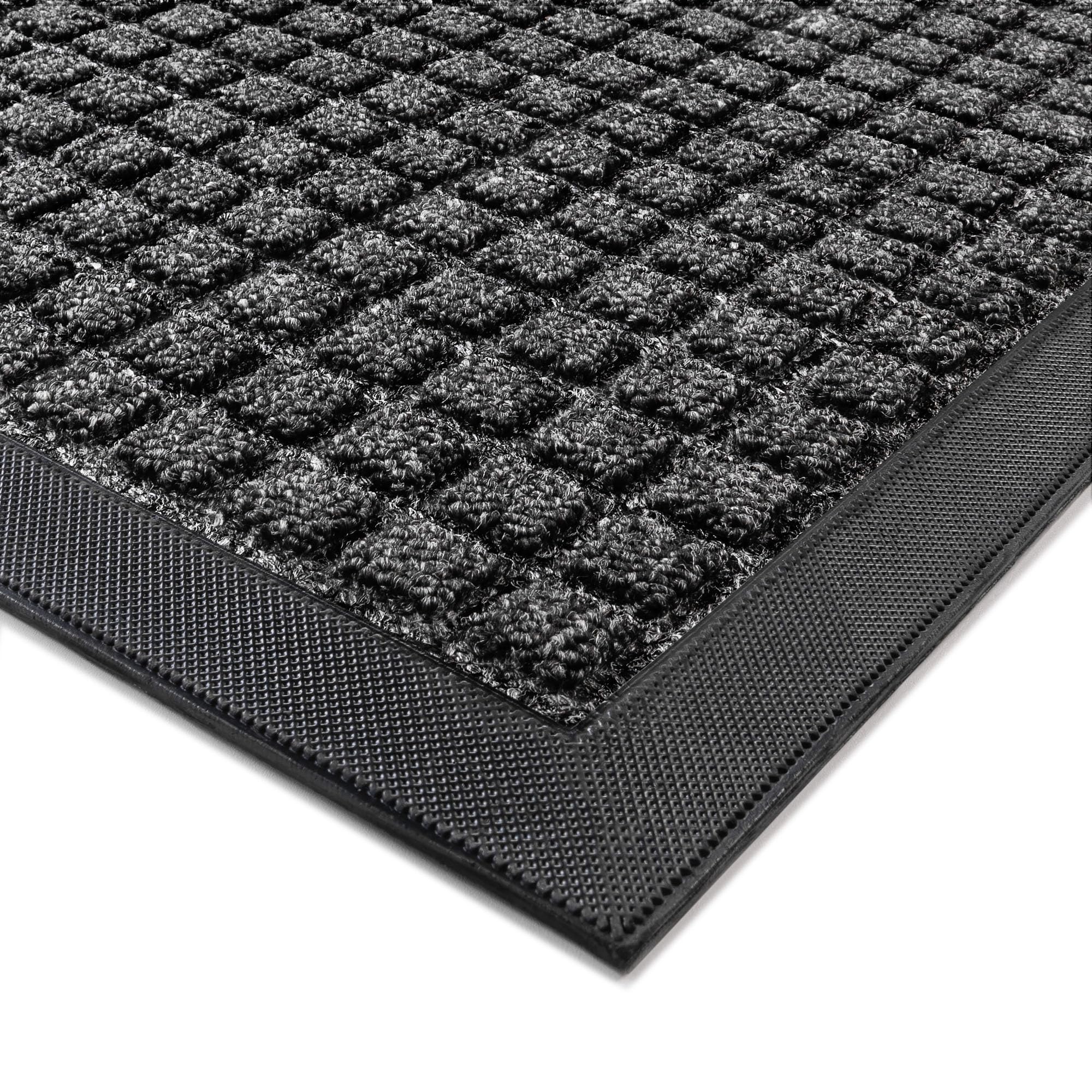 Photo 1 of 100pointONE Sturdy Indoor Outdoor Front Door Mat Outside Entrance, Extra Large 60" x 36" Doormat for Entryway, Non Slip Backing Welcome Floor Mats for Entry Patio Porch, Low Profile, Grey