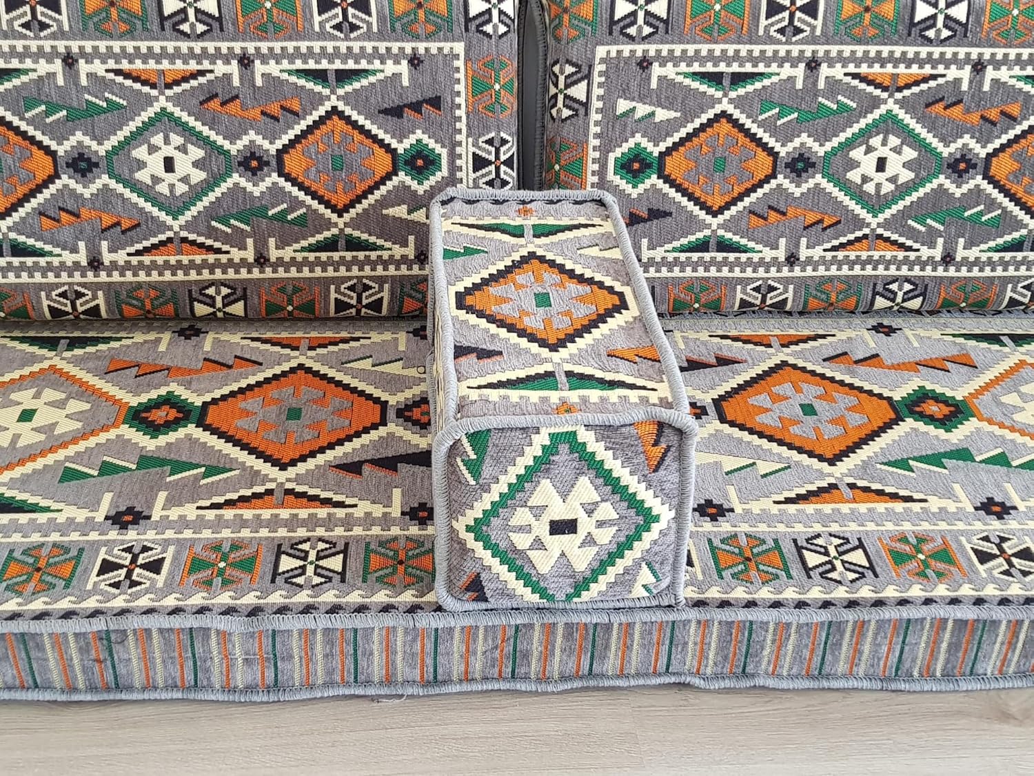 Floor Seating Sofa,Indoor and Outdoor Floor Cushion,for Living Room,Sectional Sofa with Chaise, Comfy Sectional Sleeper Sofa(White)