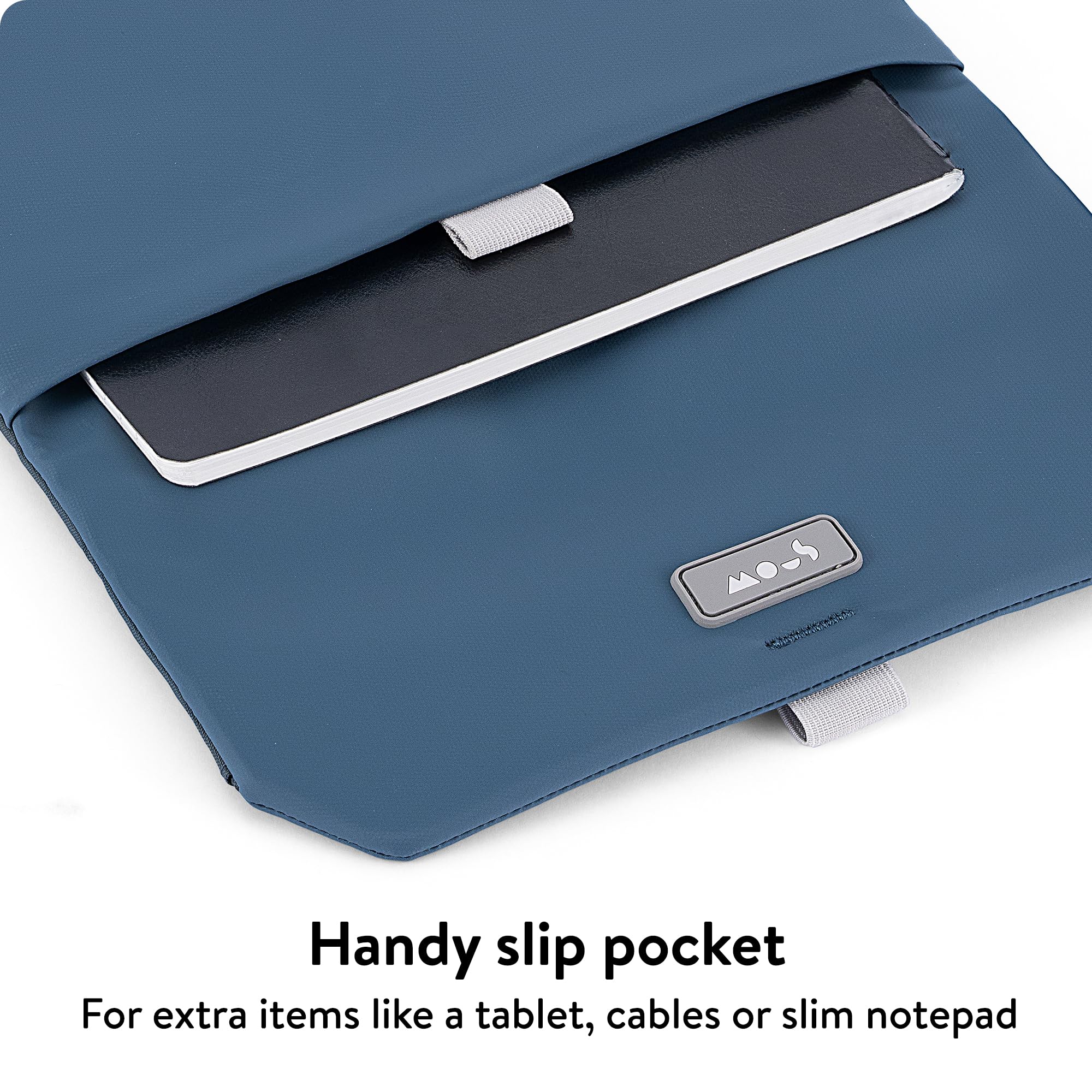 Mous – Borsa per Laptop da 16 Pollici - Custodia Universale per Laptop - Blu Navy | Mous – Borsa per laptop 16" – Custodia universale per laptop – Custodia resistente all'acqua – Blu marino