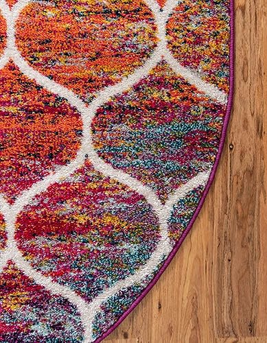 Miniatura 459 de Rugs.com Lattice Frieze Collection Alfombra – 4 x 6 pies, alfombra mediana negra perfecta para salas de estar, comedores grandes, planos abiertos