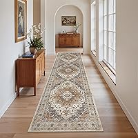 Vista 254 de Madane Alfombra Pasillera Lavable - Alfombras Pasilleras 2x6 para Pasillos de 6 Pies Antideslizante Vintage Alfombra Pasillera de Cocina