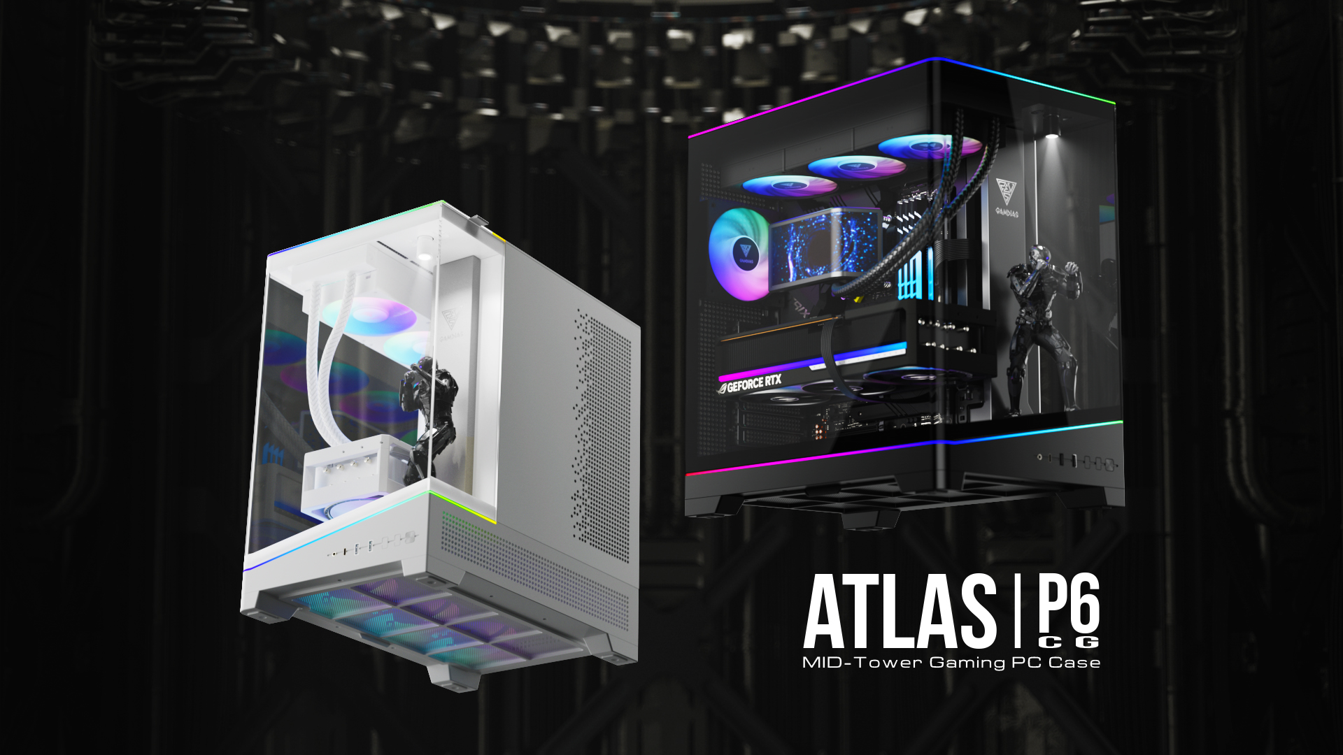 Amazon.com: GAMDIAS Atlas P6 CG Mid-Tower Gaming PC, Mini-ITX