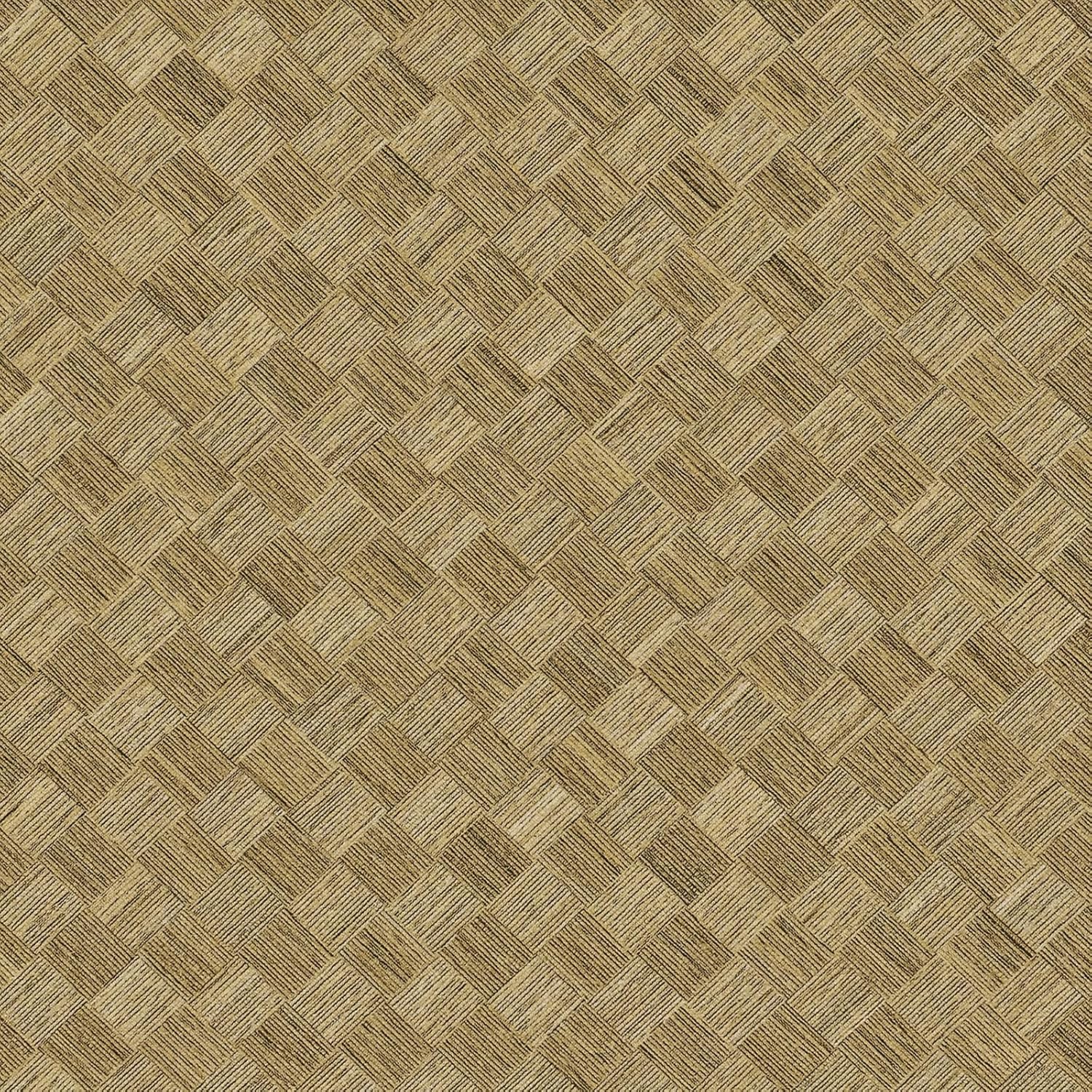 VaryPaper 15.7''x78.7'' Tan Brown Woven Grasscloth Peel and Stick Wallpaper Textured Grass Cloth Contact Paper for Cabinets Waterproof Self Adhesive Linen Vinyl Wall Paper Roll for Bedroom Living Room