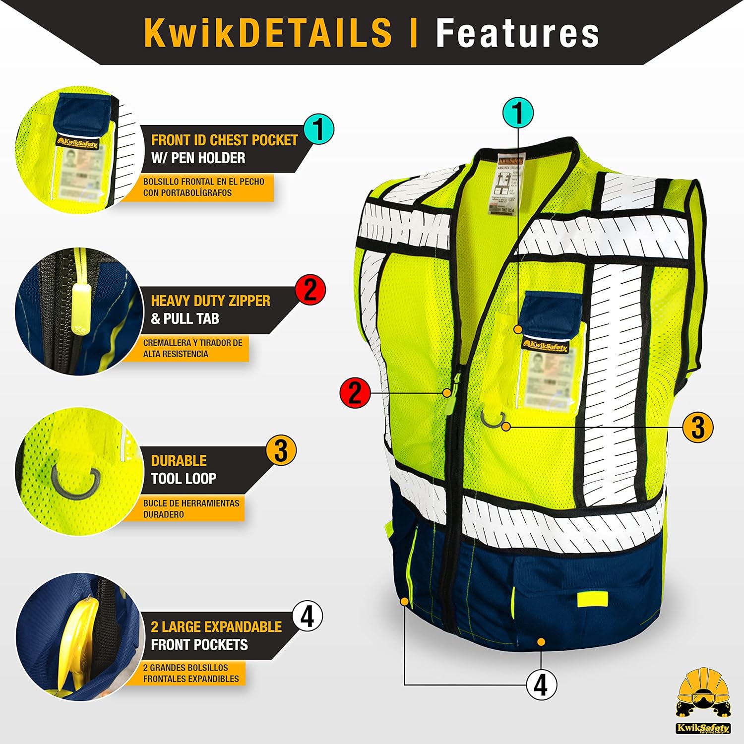 Flаѕh Dеаlѕ - 60% оƒƒ KwikSafety SHERIFF & SPECIALIST Safety Vest Class 2 ANSI OSHA 1 Pack & 2 Pack Blue & Black | Small to XX-Large Tесh Dеаlѕ 🔥 KwikSafety SHERIFF & SPECIALIST Safety Vest Class 2 ANSI OSHA 1 Pack & 2 Pack Blue & Black | Small to XX-Large