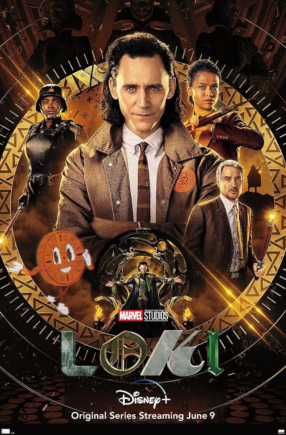 Trends International Marvel Loki - One Sheet Wall Poster, 34L x 22.4W, Premium Unframed Version