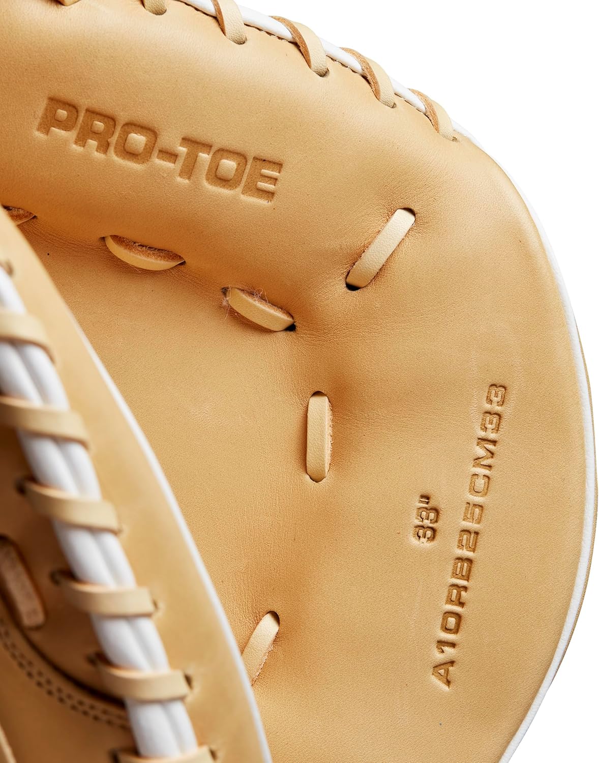 Wilson Fall 2024 A1000® CM33 33” Baseball Catcher’s Mitt - Blonde/Black/White, Right Hand Throw