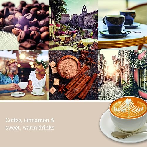 Miniatura 2 de Yankee Candle Café al fresco - Vela perfumada en tarro grande de 22 onzas, clásica, de solo una mecha, más de 110 horas de combustión, aroma de café