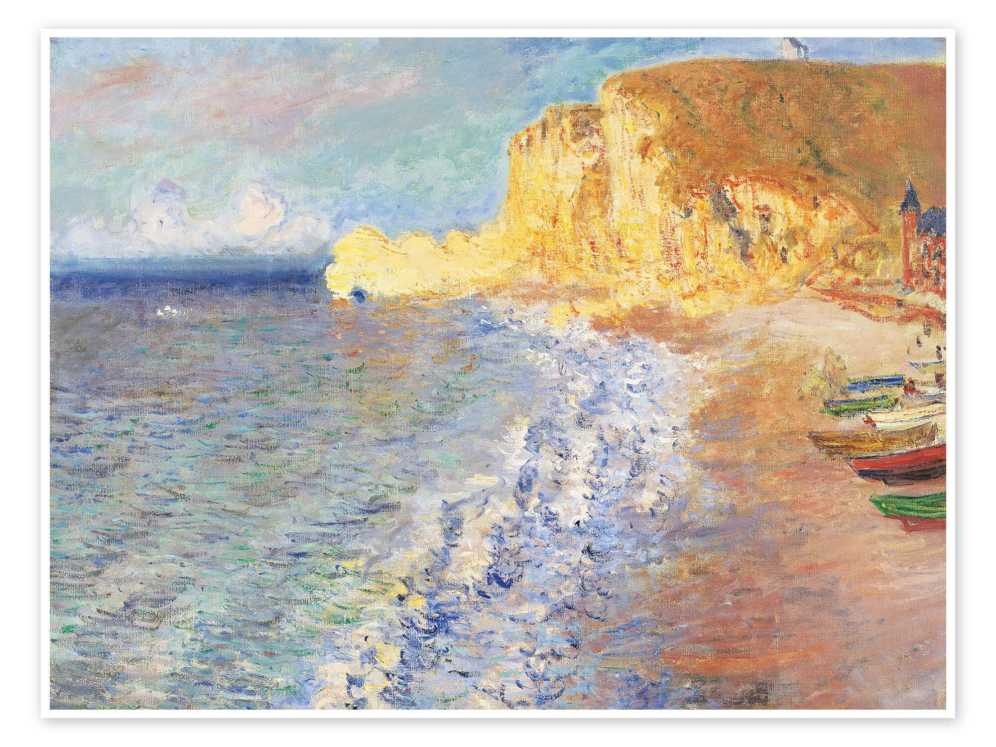 Morning at Etretat Plakat