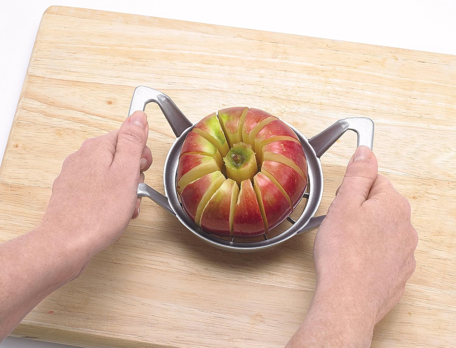 Mrs. Anderson’s Baking 12-Slice Apple Corer, Non-Stick Stainless Steel, Cuts Thin Wedges