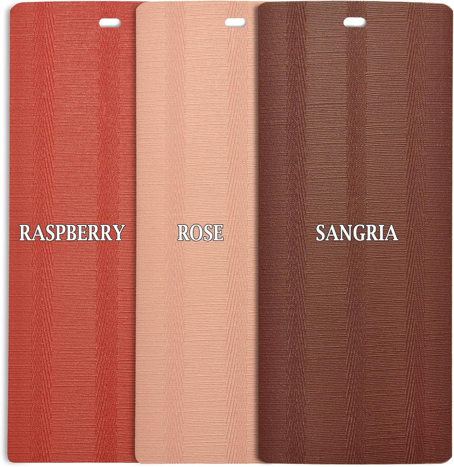 DALIX Barcelona Raspberry Vertical Blind Texture Slats Sliding Door 94.5 Qty 5 Pack