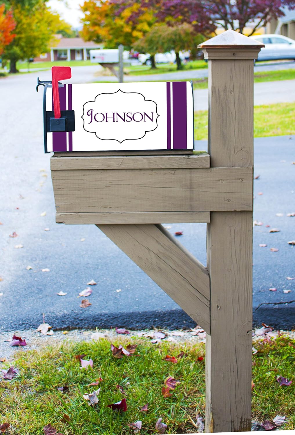Custom Magnetic Mailbox Cover Personalized with Last Name