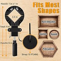 Vista 4 de Feekoon 1 paquete de abrazaderas de correa para cinturón de 13 pies para carpintería, abrazaderas de banda de liberación rápida con 4 garras