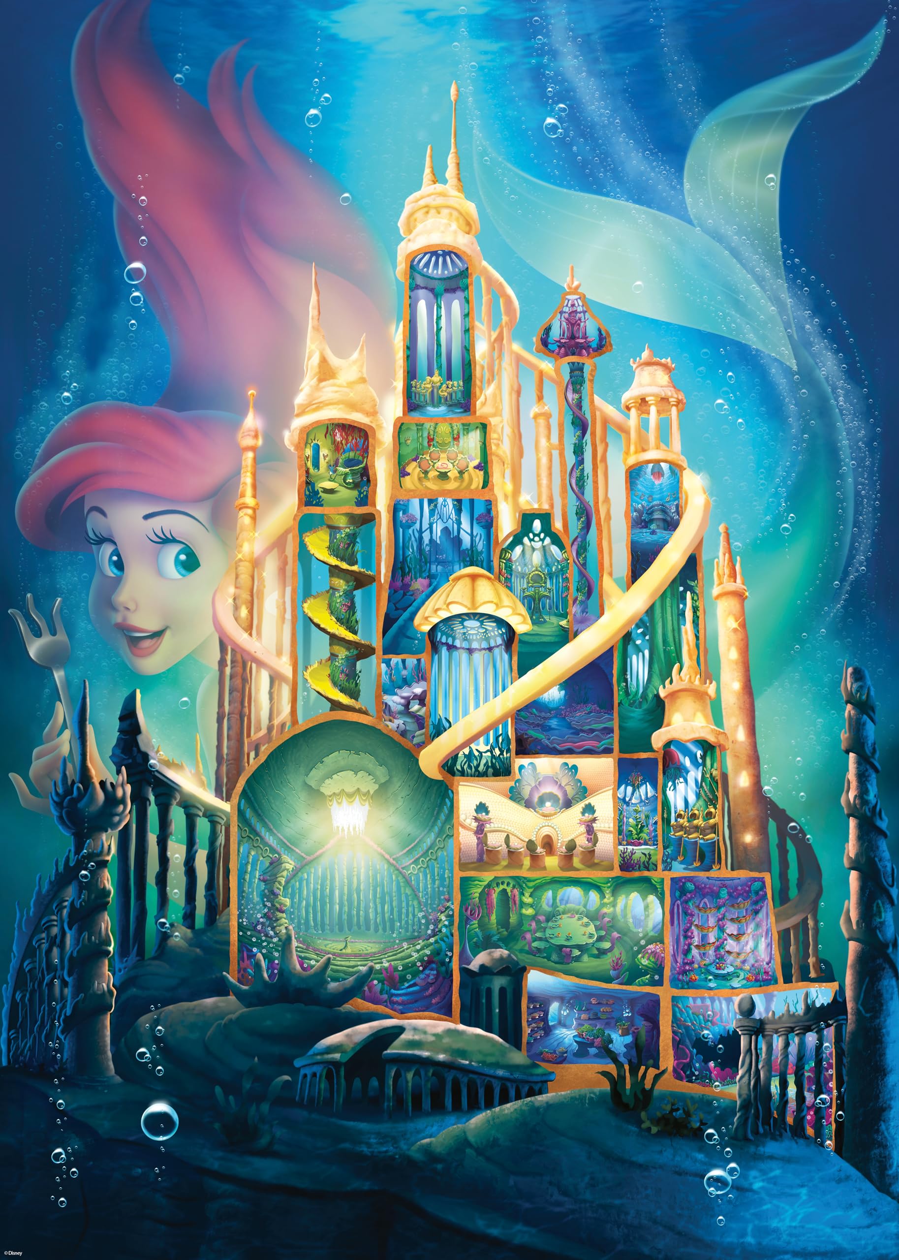 Ravensburger Disney Castles - Ariel 1000 Piece Jigsaw Puzzle