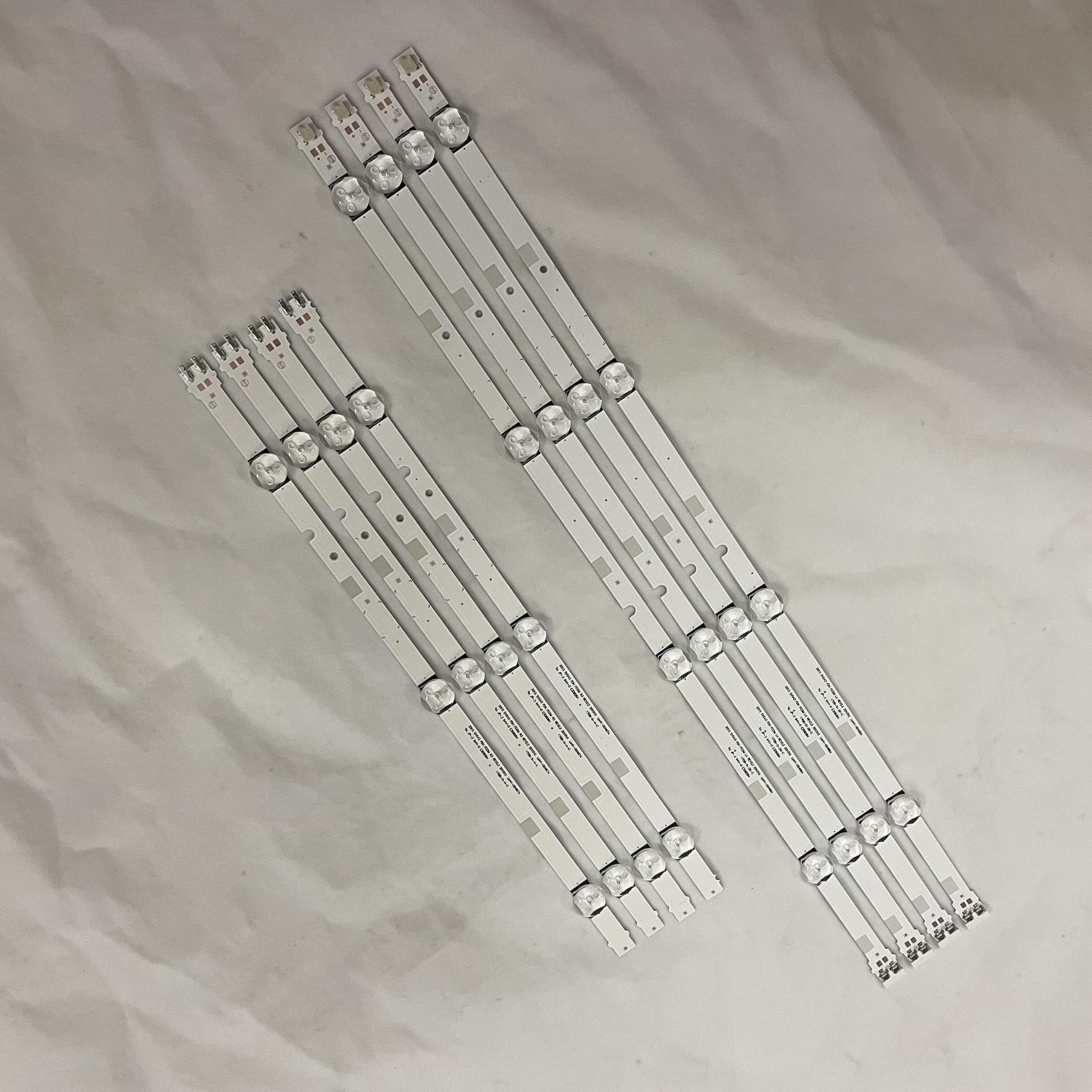 8pcs LED Strip un43j5200a UN43M5300AF 2015 SVS43 FCOM FHD BN96-37294A BN96-37295A