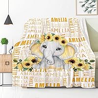 Vista 147 de Custom Name Blanket Throw Personalized Blanket for Kid with Names Customized Blanket with Name for Baby,Custom Blanket,Gift for Birthday Letter