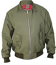Harrington Jacket Classic/Retro/Mod/Scooter by SKYTEXUK, 10 colours, sizes XS - 8XL
