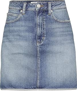Calvin Klein Women's J20J208806-Denim Calvin Klein A Line Skirt For Women - Denim