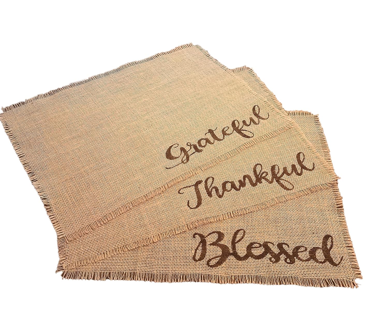 Rustic Thanksgiving Burlap Placemats, Rustic Fall Table
