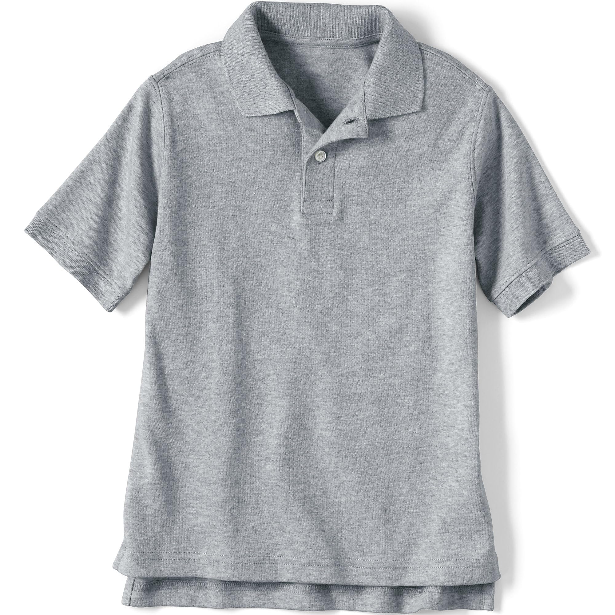 Lands' End School Uniform Kids Short Sleeve Interlock Polo Shirt