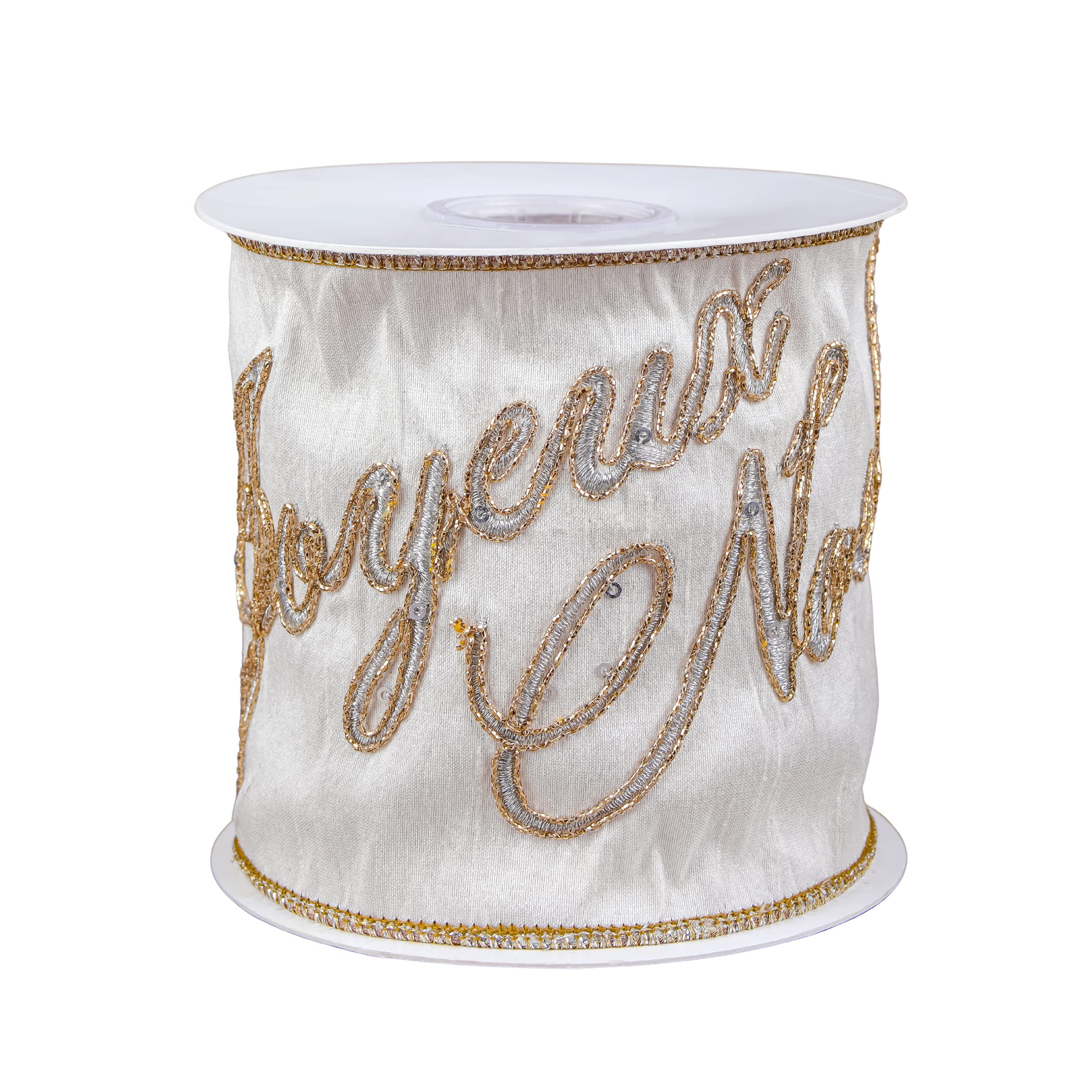 National Tree CompanyHGTOR99-2002B05 Christmas Fabric, Ivory