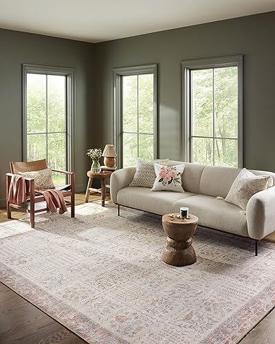 Miniatura 8 de Loloi Rifle Paper Co x Maison Collection MAO-07 - Alfombra de pasillo tradicional azul de 2 pies 6 pulgadas x 12 pies 0 pulgadas