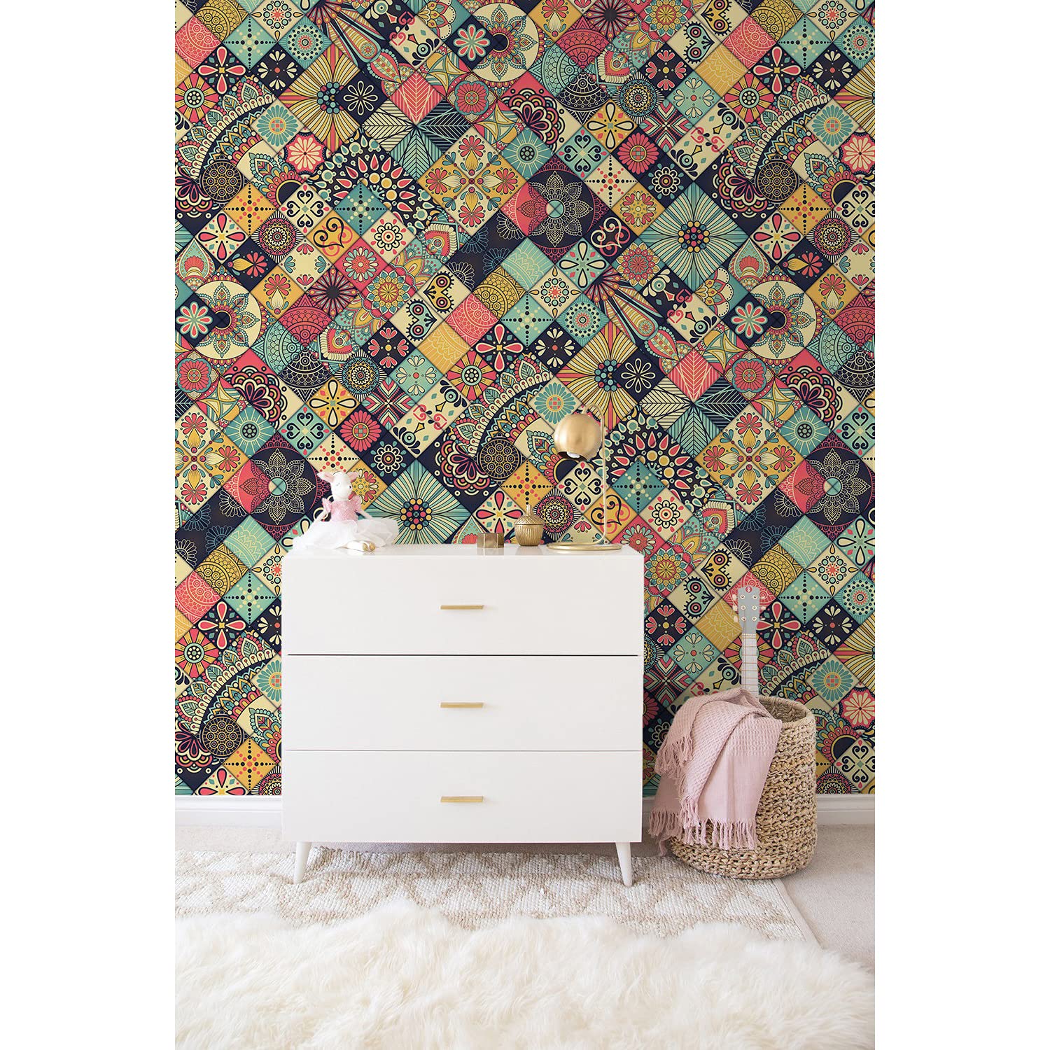 Papier Peint Floral Ethnique : créez une ambiance chaleureuse dans votre salon