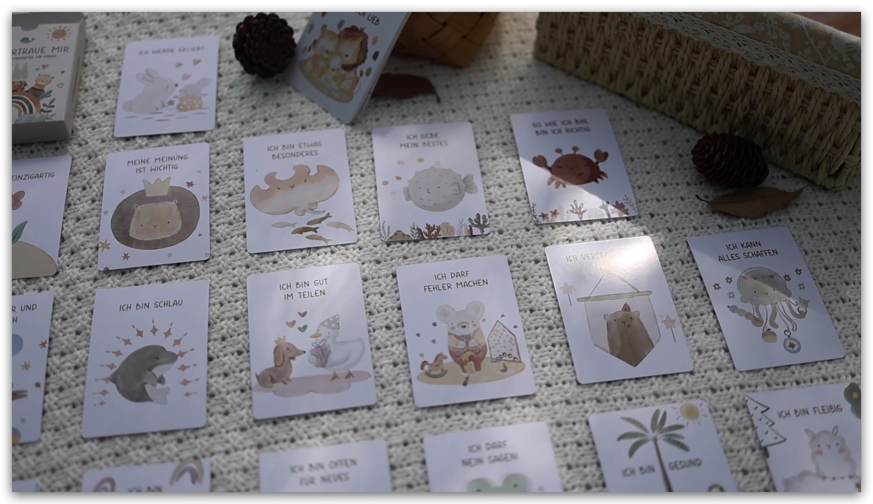 Lamare Affirmationskarten Set – 40 Karten 10,2 Cm, Inspirierende Positive Sätze In Geschenkbox