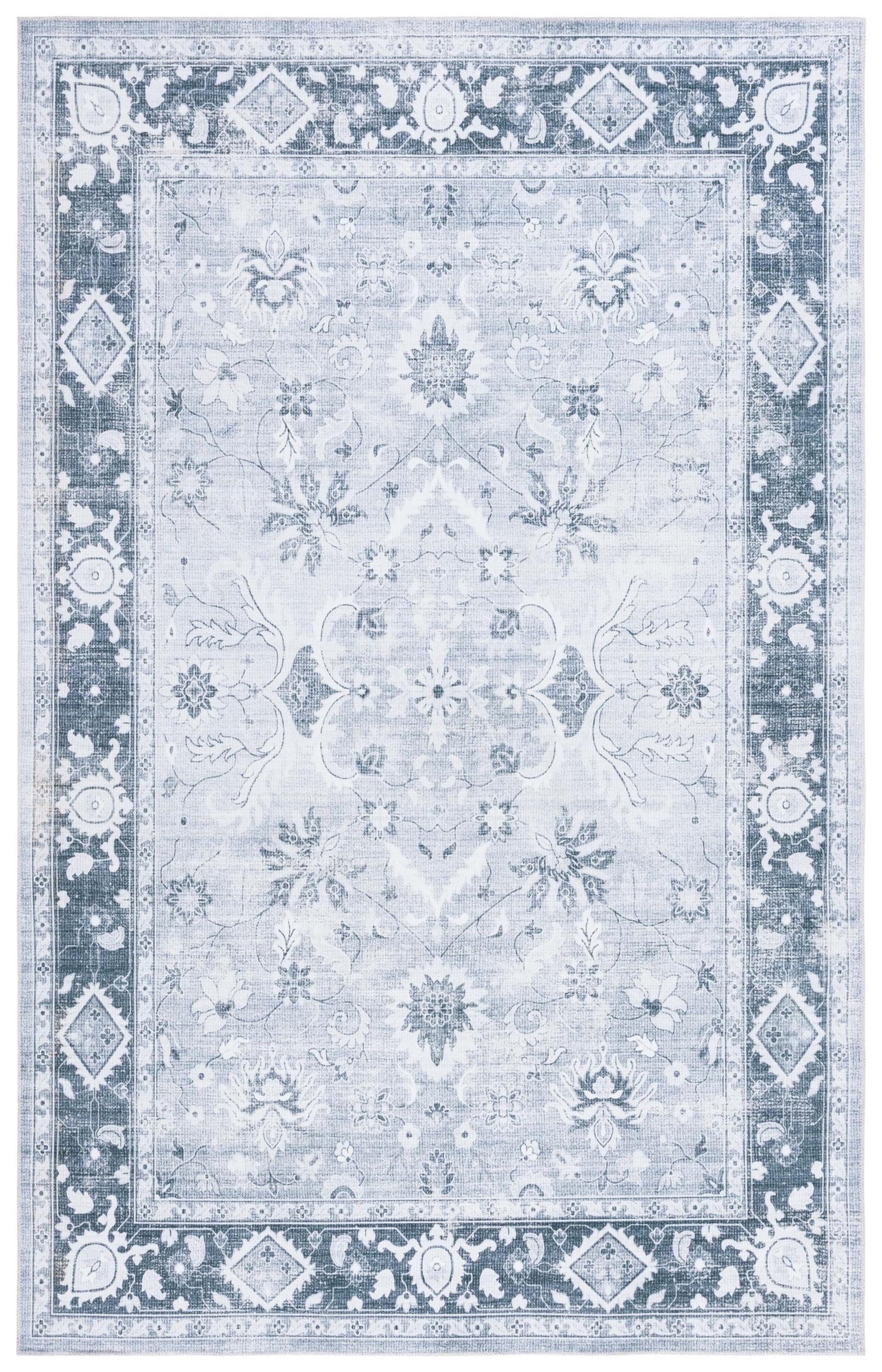 Tapis de sol salon et couloir Arizona gris ivoire 90x150