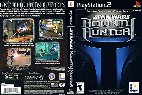 Star Wars Bounty Hunter Limited Edition Cover Art PS2