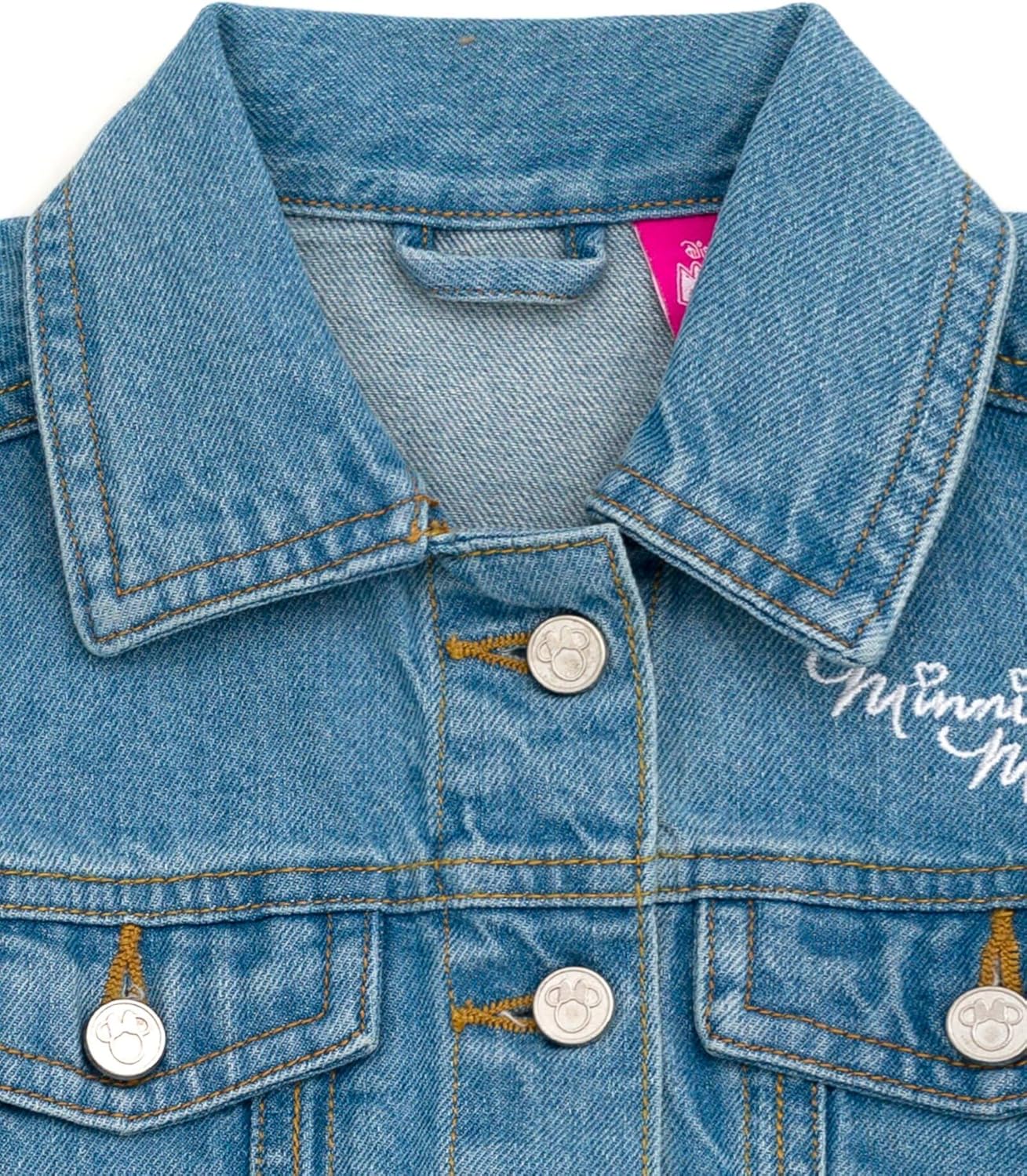 Disney Junior Girls Denim Jacket Toddler to Big Kid Sizes (2T - 14-16) - Image 6