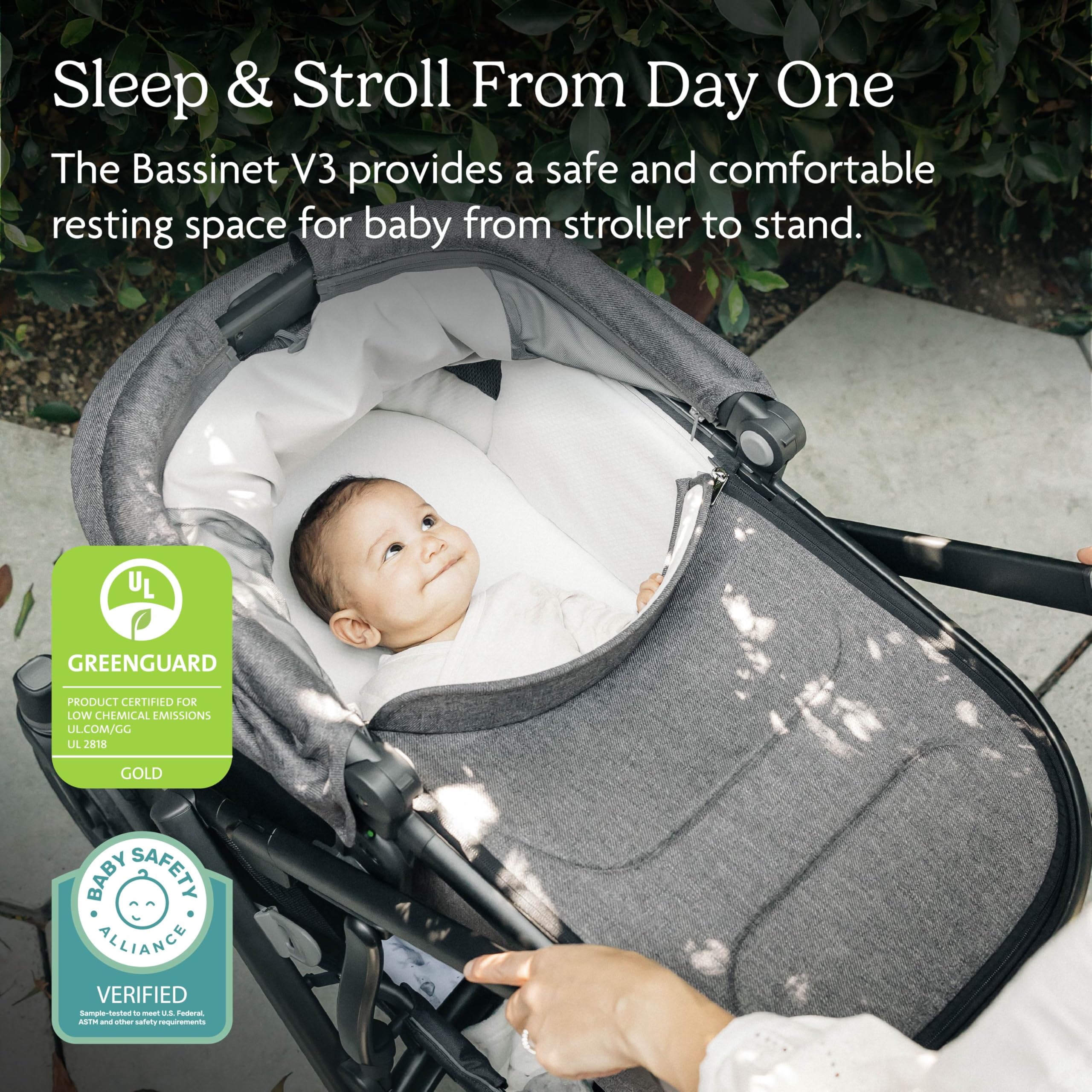 UPPAbaby Bassinet V3 - Fits with Vista, Cruz, Ridge Strollers