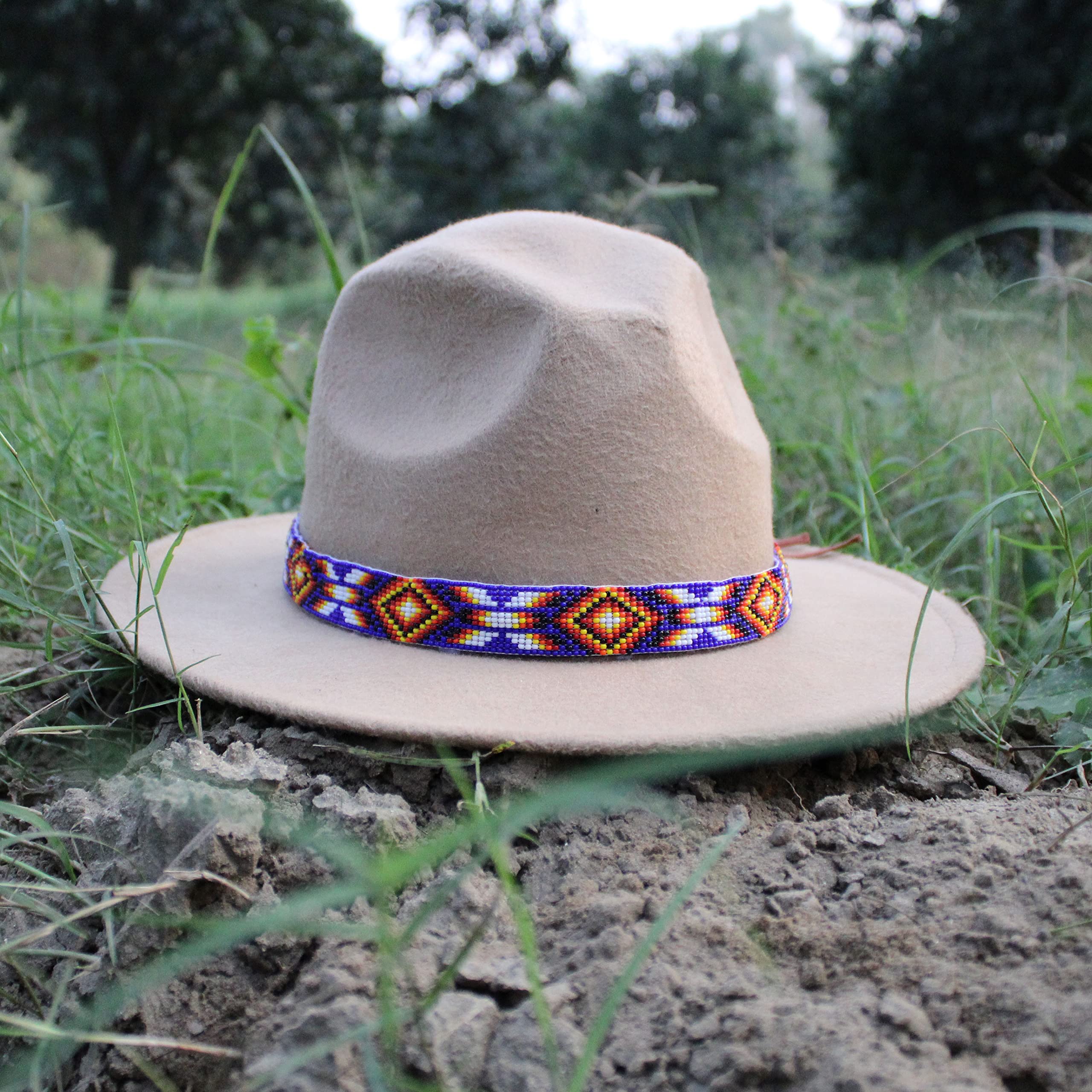 Amazon.com: Weavish Beaded Hatband Native American Style 