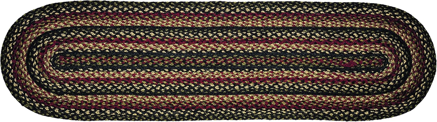 | Tartan Premium Braided Collection | Primitive, Rustic, Country, Farmhouse Style | Jute/Cotton | 30Days Risk Free | Accent Rug/Door Mat | 20"x30" Rectangular