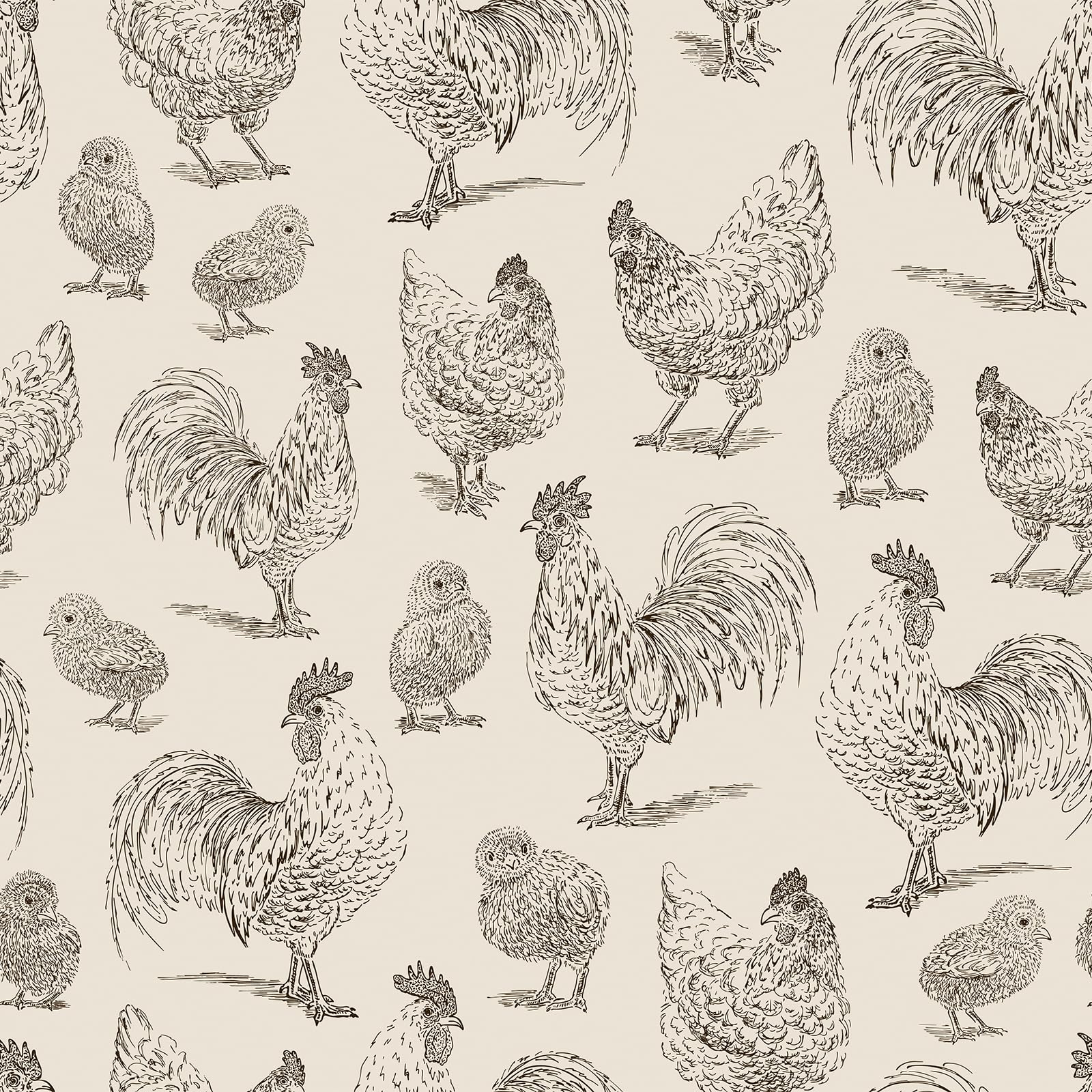 Papier peint beige ICOOP pour rénover une chambre d'enfant ou une cuisine au style bohème
