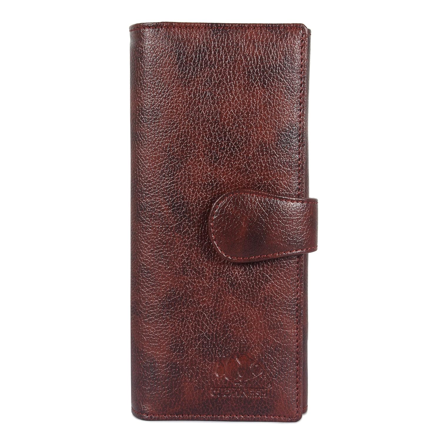 The Clownfish Elina Womens Wallet Clutch Ladies Purse with Card Holders (Tan)
