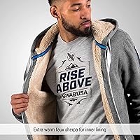 Vista 2 de Hayabusa Arctic - Sudadera con capucha pesada con cremallera