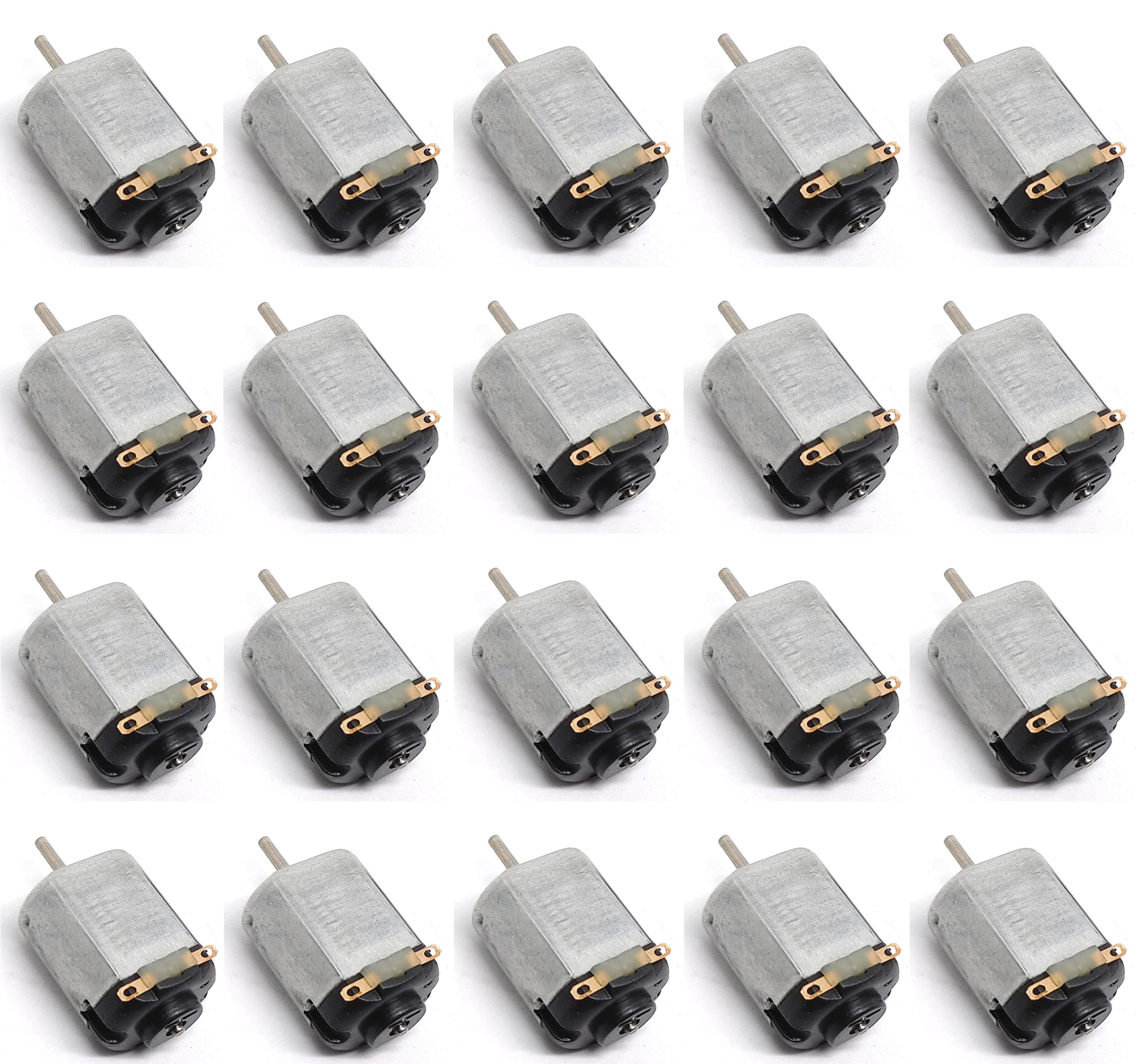 Scriptronics® DC Toy Motor Mini Electricmotor 3-6V 15000RPM High Torque Magneticmotor High Speed Toy Motor For RC Toys and RC Cars (Pack of 20) (B097LXM5Q2) Amazon Price History, Amazon Price Tracker