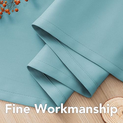 Miniatura 158 de H.Versailtex - Cortinas opacas con aislamiento térmico para oscurecer la habitación, cortinas extralargas, paneles con ojales