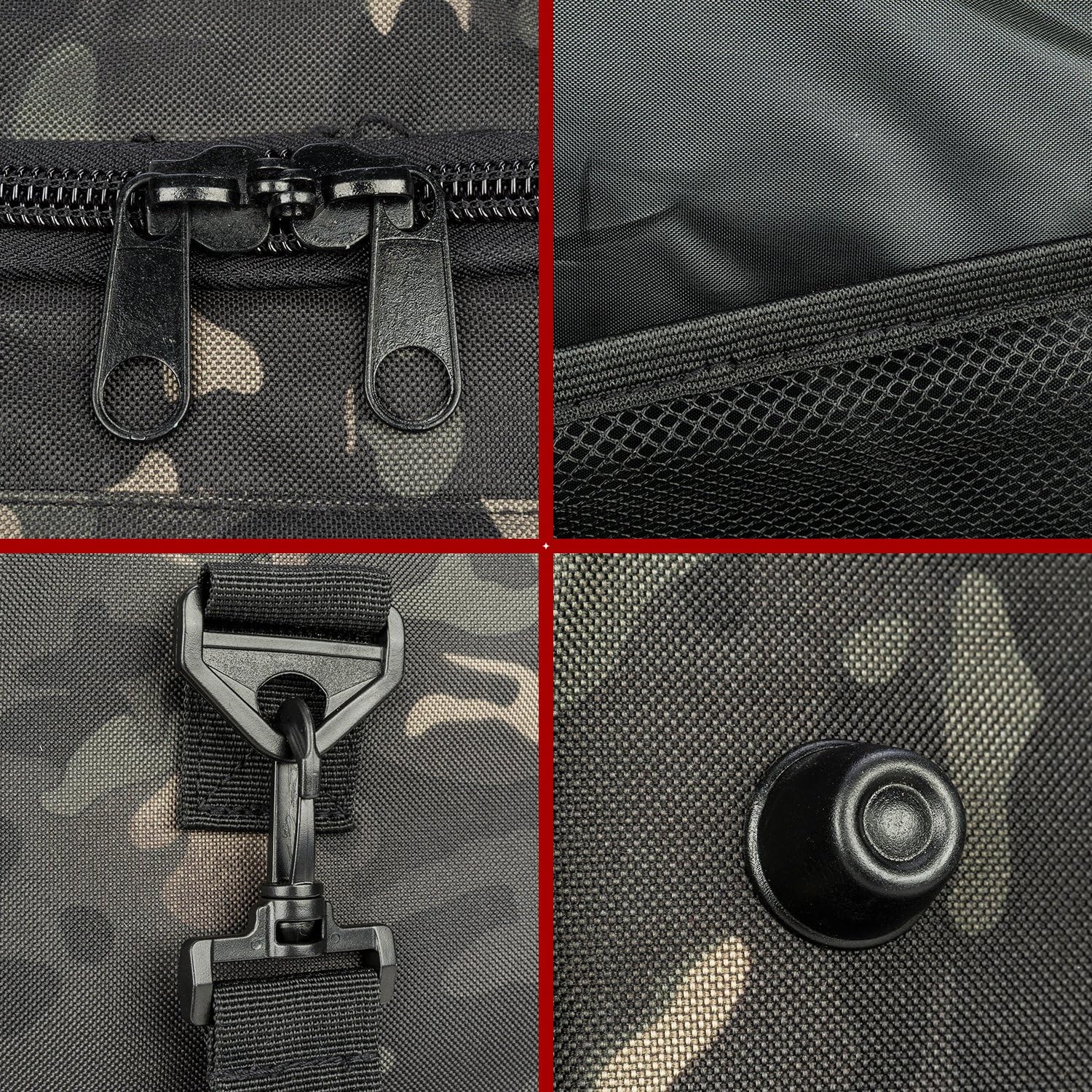 ArmyCamoUSA Military Tactical Duffle Bag Gym Travel hiking & trekking Sports Bag with Shoes Compartment : Clothing, Shoes & Jewelry