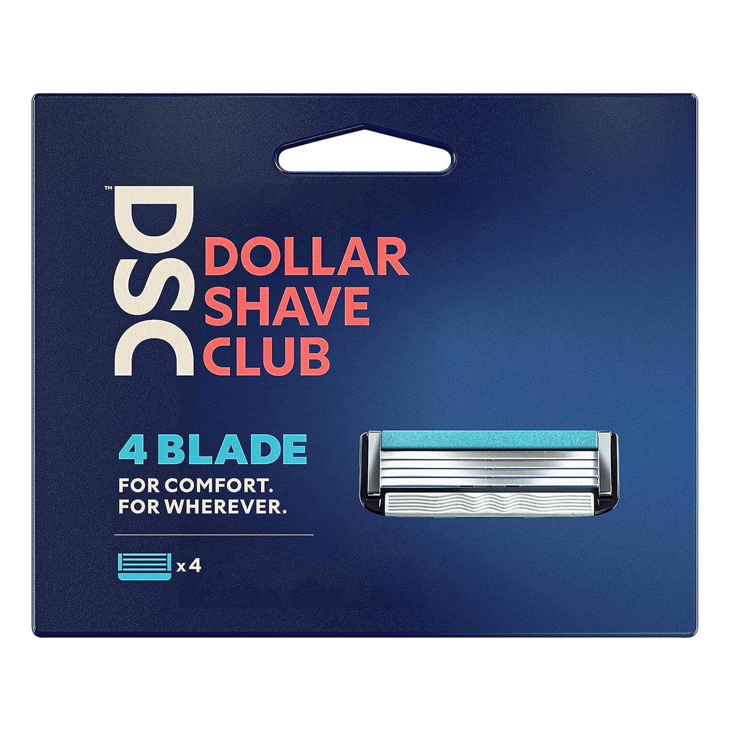 Amazon.com: Dollar Shave Club Men's Razor 4-Blade Razor Blade Refill ...