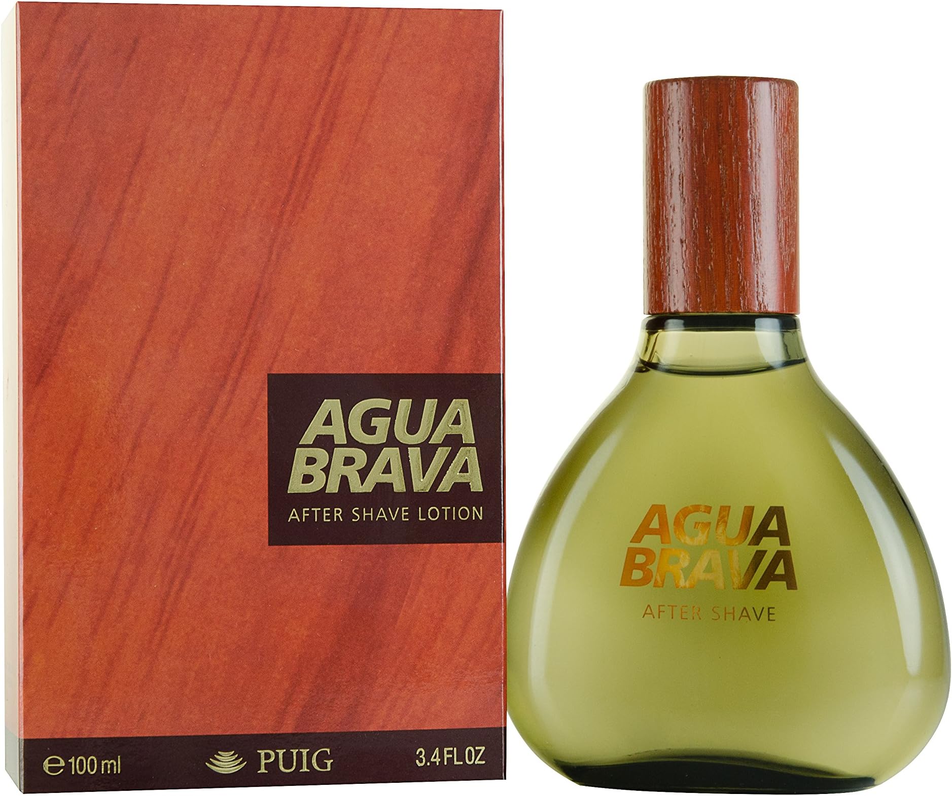 Agua Brava By Antonio Puig For Men. Aftershave 3.4 Oz.